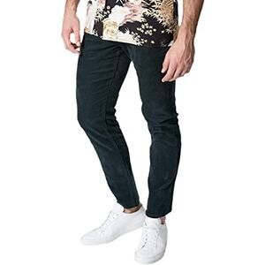 7 Diamonds Mens Green Clifton Slim Straight Corduroy Pants Size 36x30